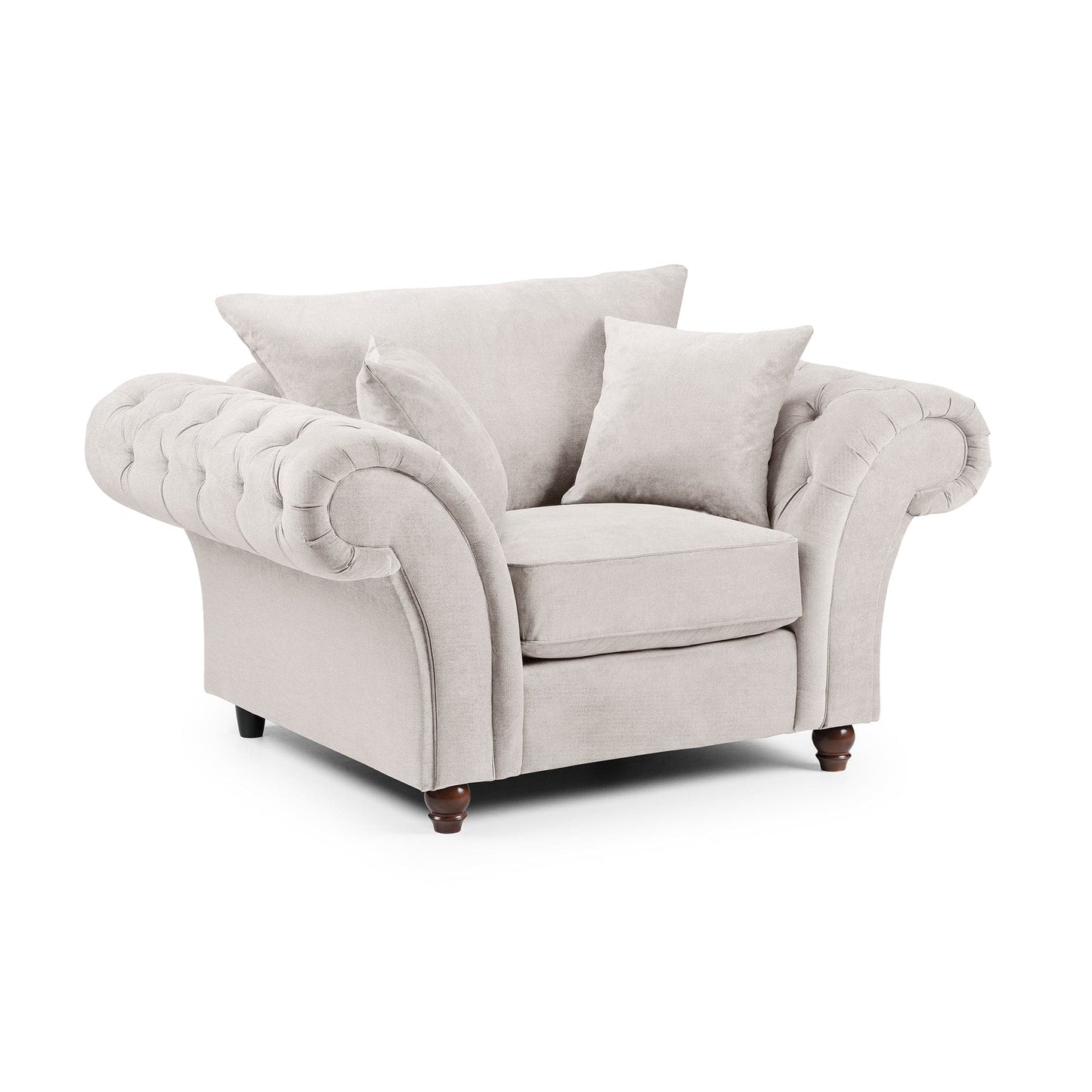 Berkshire Fullback Sofa Grey Armchair