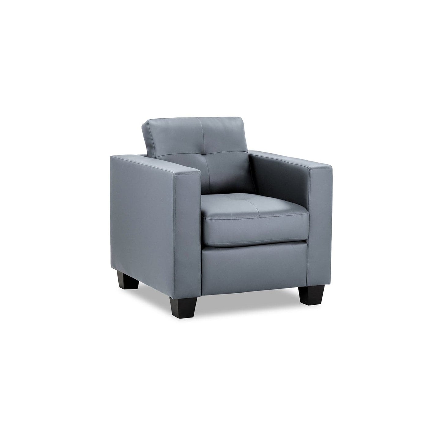 Kew Armchair in Grey Fabric