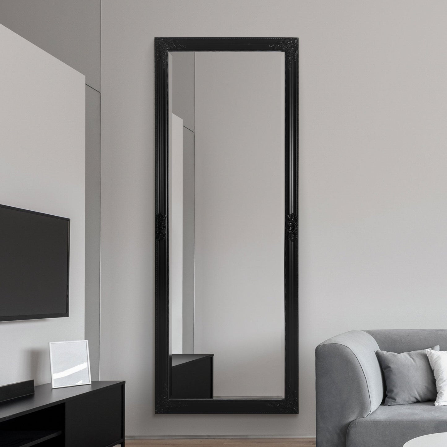 Cowell Black Full Length Mirror 180 x 70 CM