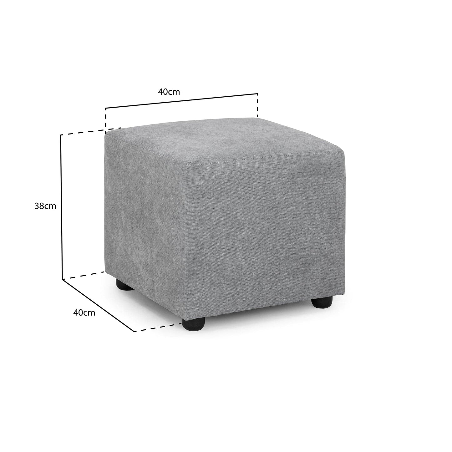 Sol Sofabed Grey Footstool