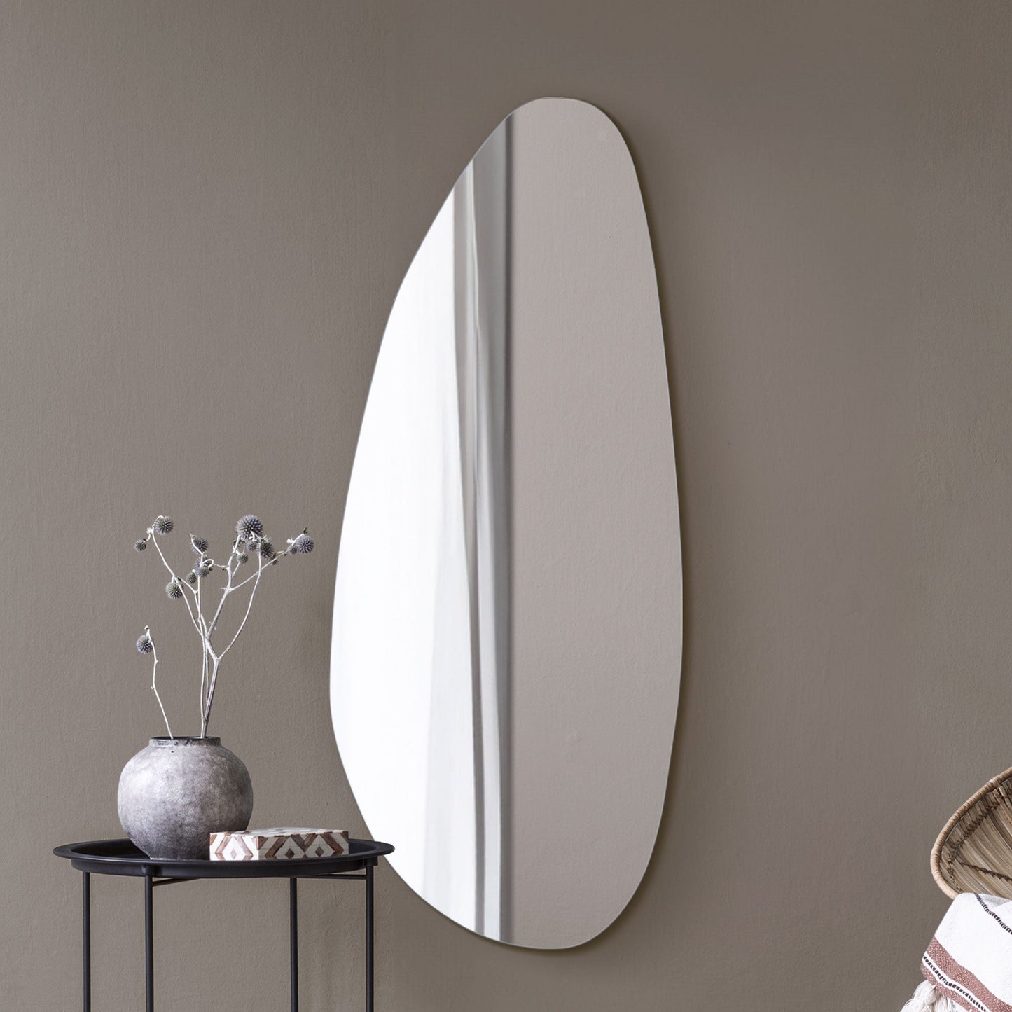 The Ruben - New Frameless Pond Leaner / Wall Mirror 47 X 20 (120CM X 50CM)
