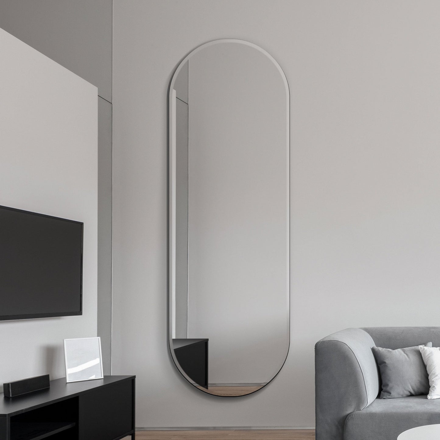 The Ruben - Frameless Pond Wall Mirror 71 X 26 (180x65CM)