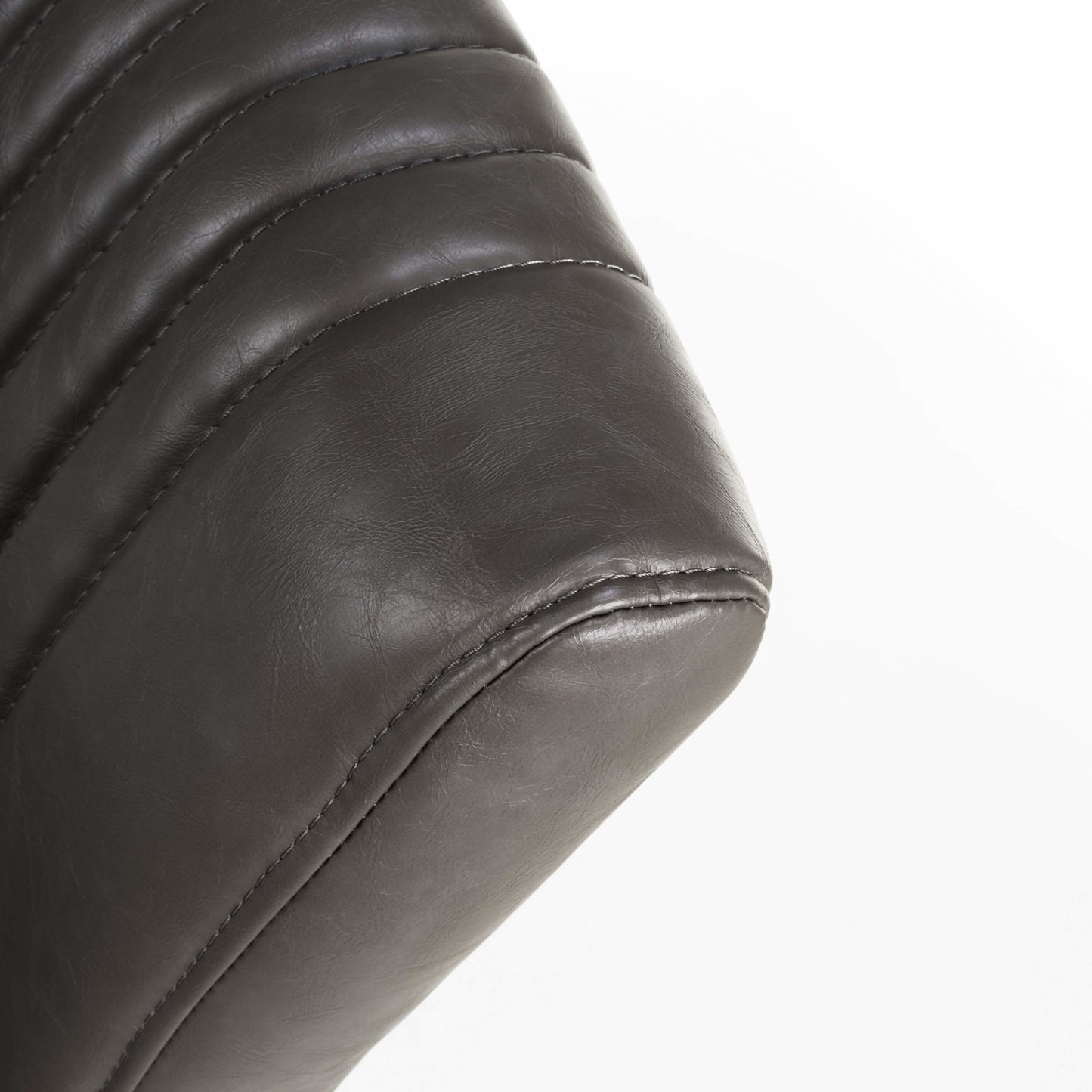 Pair of Buxton Cantilever Leather Effect Dining Chairs