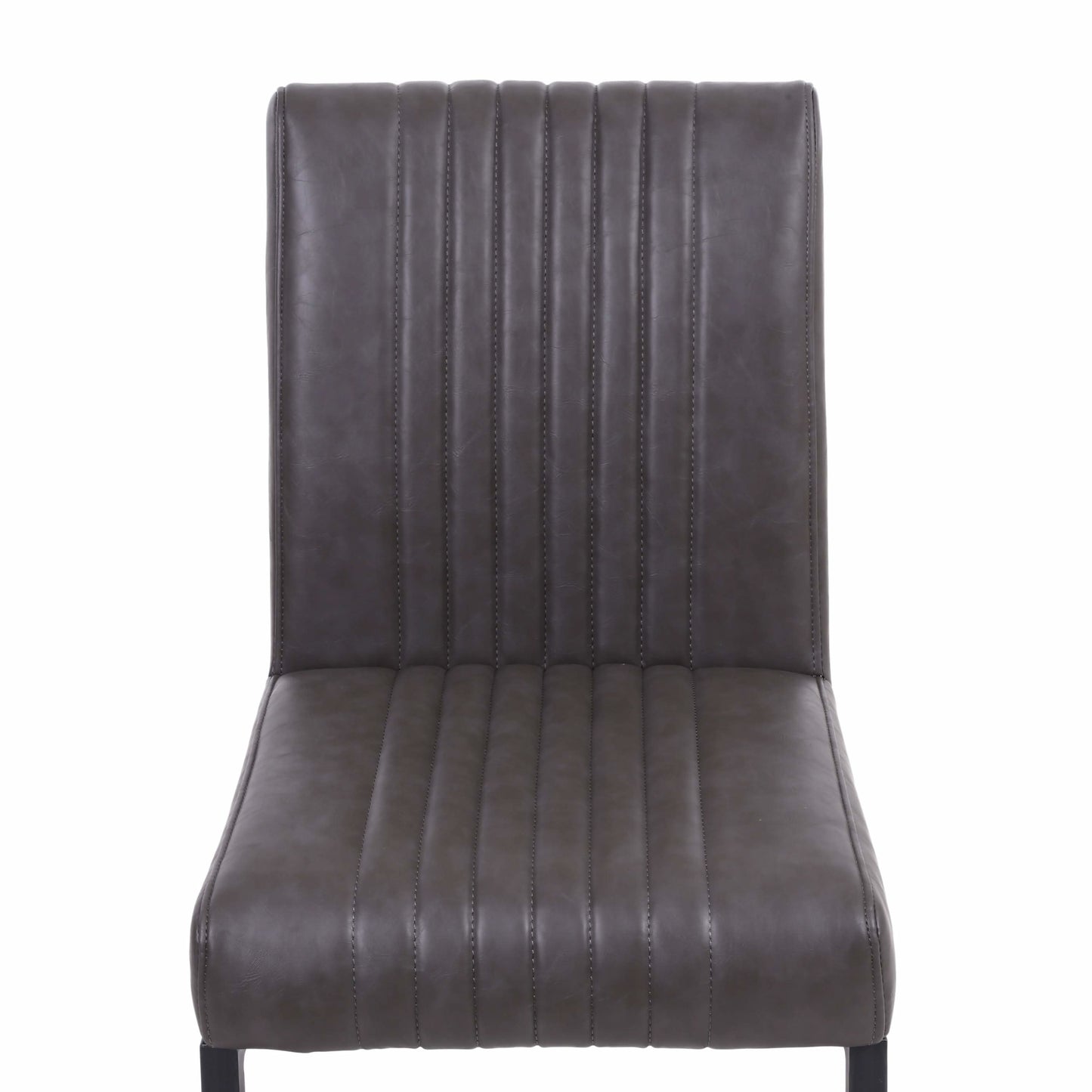 Pair of Buxton Cantilever Leather Effect Dining Chairs