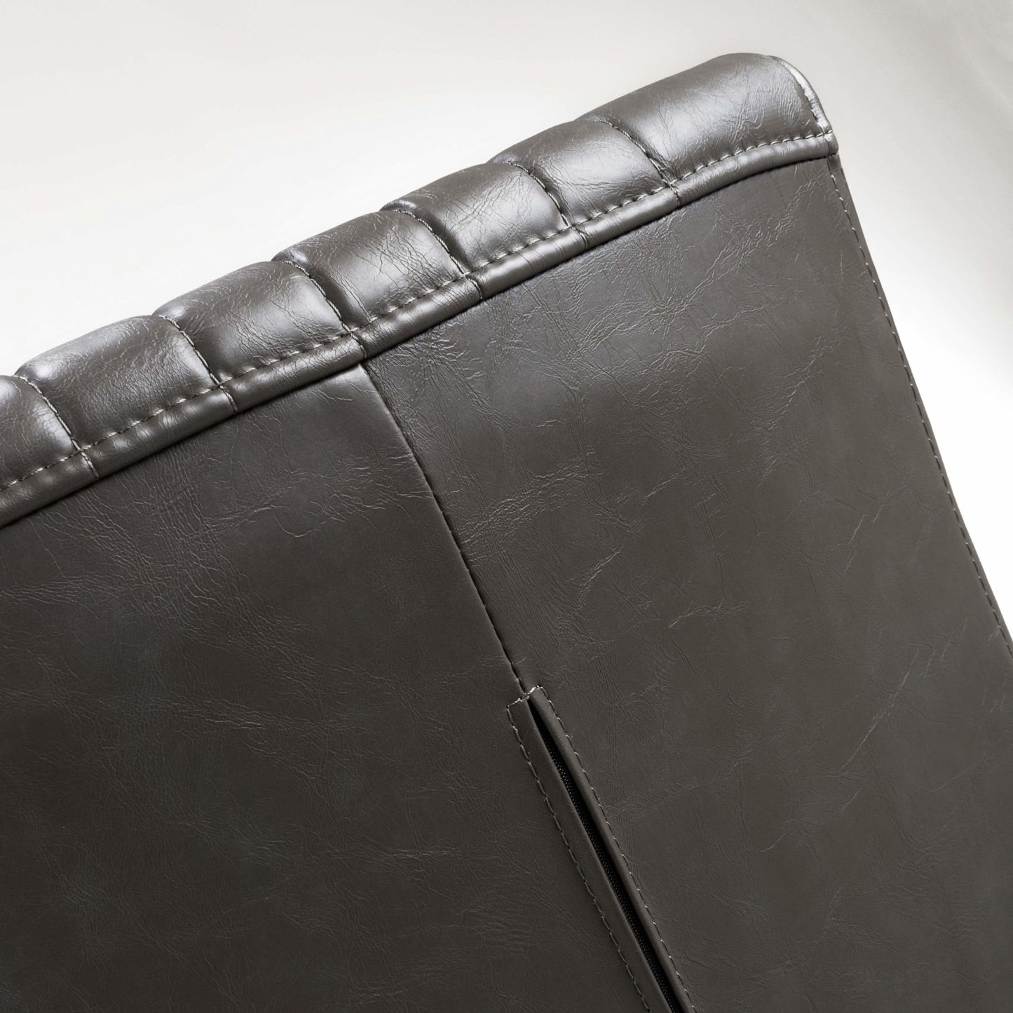 Pair of Buxton Cantilever Leather Effect Dining Chairs