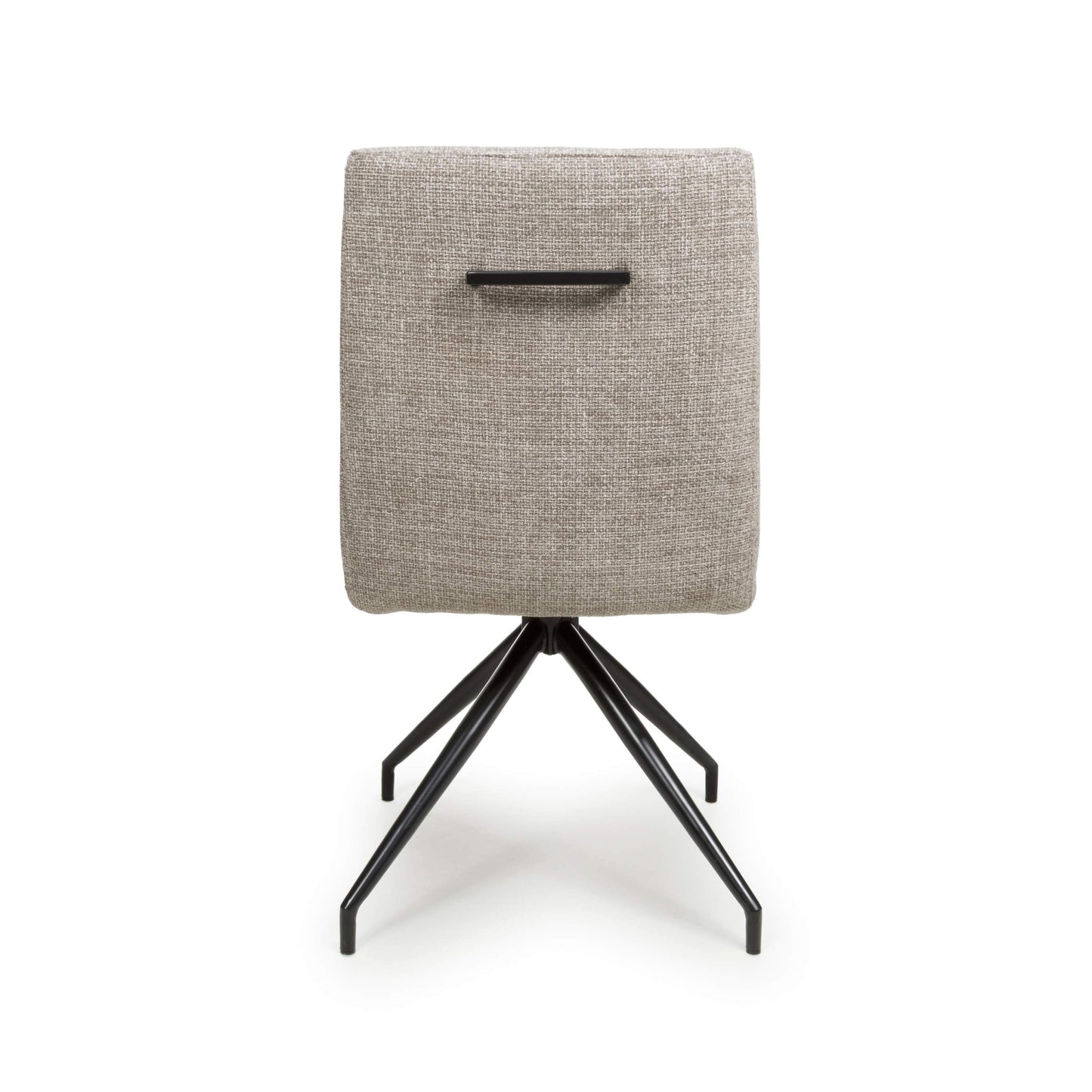 Pair of Stratford Tweed Oatmeal Dining Chairs