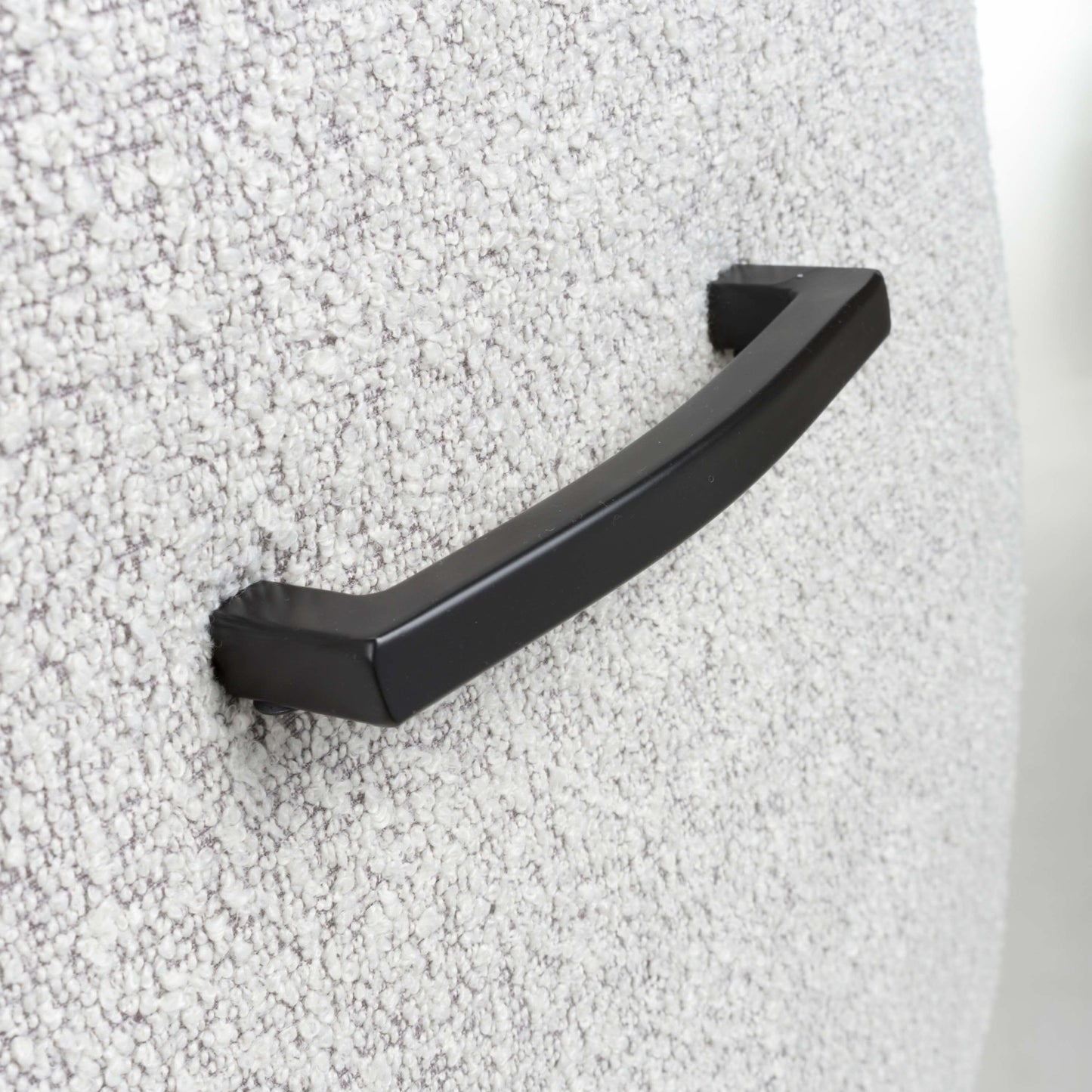 Pair of Stratford Boucle Smoke Grey Dining Chairs