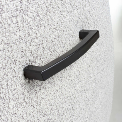 Pair of Stratford Boucle Smoke Grey Dining Chairs