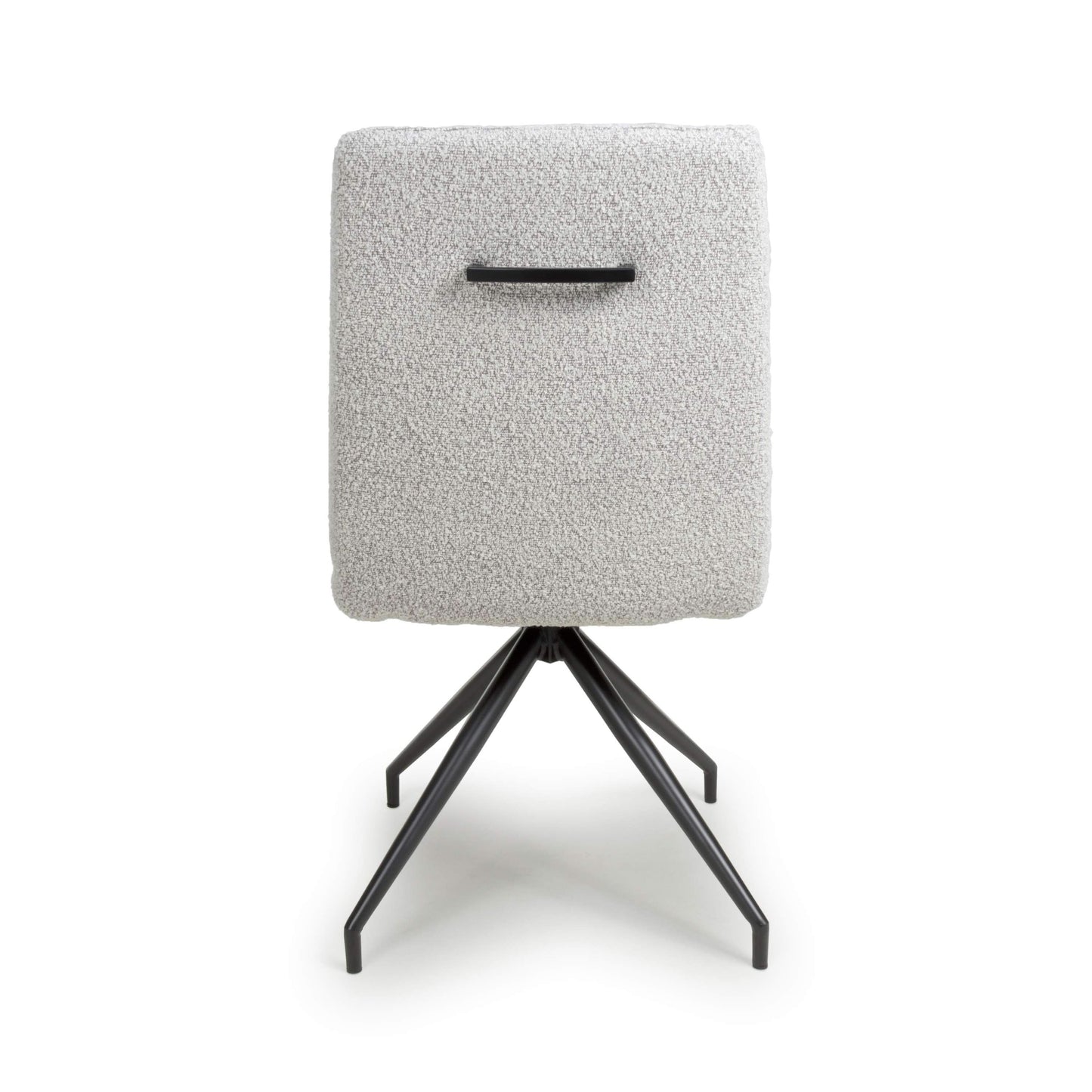 Pair of Stratford Boucle Smoke Grey Dining Chairs