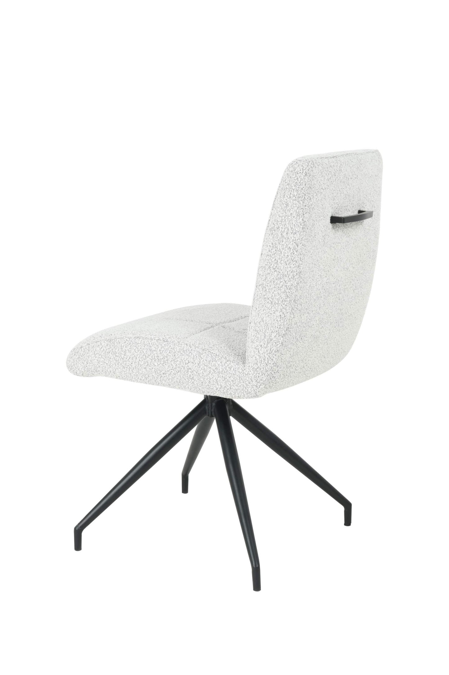 Pair of Stratford Boucle Smoke Grey Dining Chairs