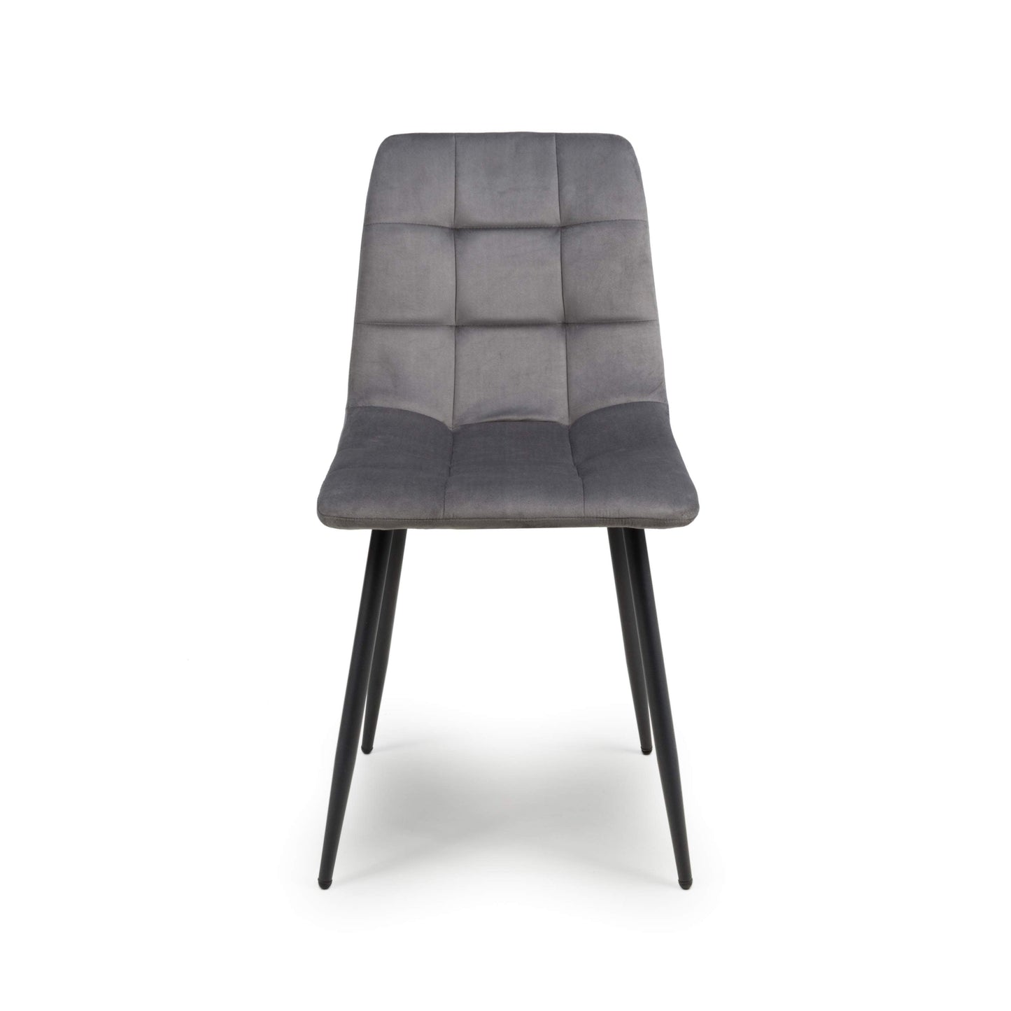 Loft Brushed Velvet Grey Dining Chair