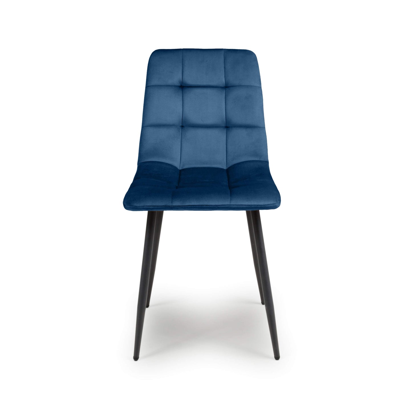 Loft Brushed Velvet Blue Dining Chair