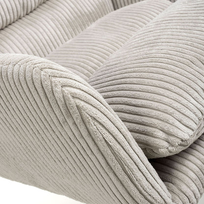 Pair of Kingston Corduroy Mink Swivel Chairs