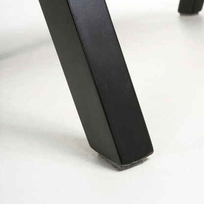 Pair of Bostock Rattan Black Dining Chairs