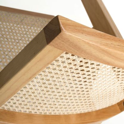 Pair of Bostock Rattan Natural Dining Chairs