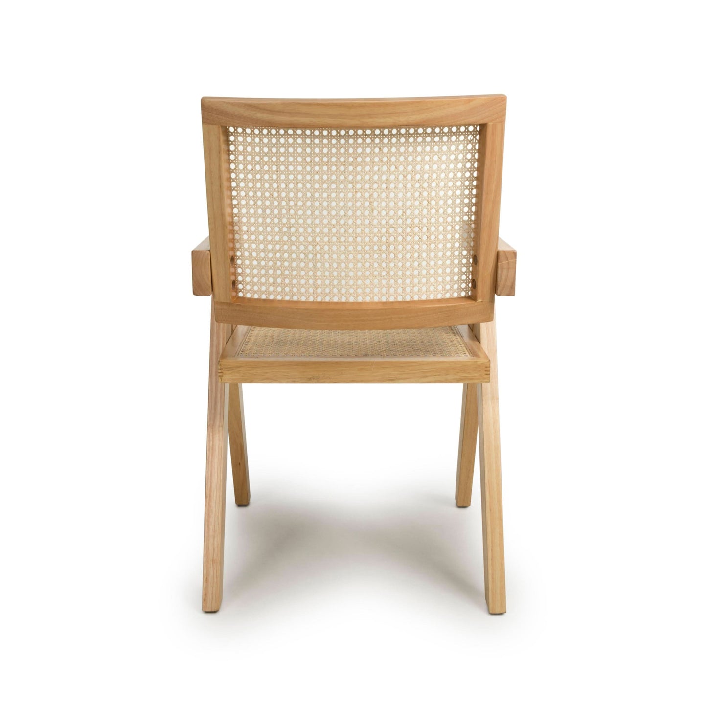 Pair of Bostock Rattan Natural Dining Chairs