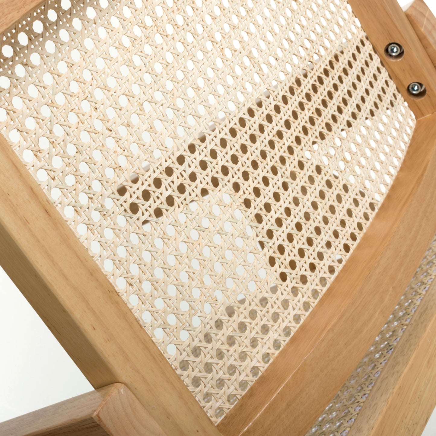 Pair of Bostock Rattan Natural Dining Chairs