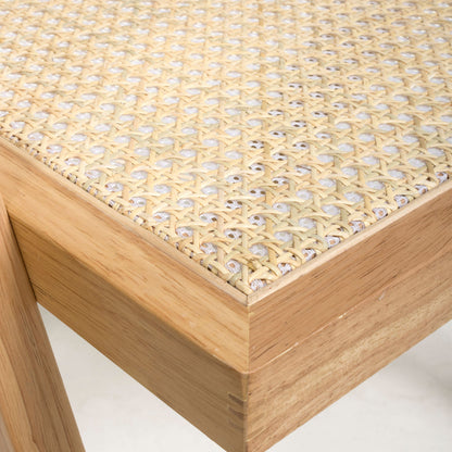 Pair of Bostock Rattan Natural Dining Chairs