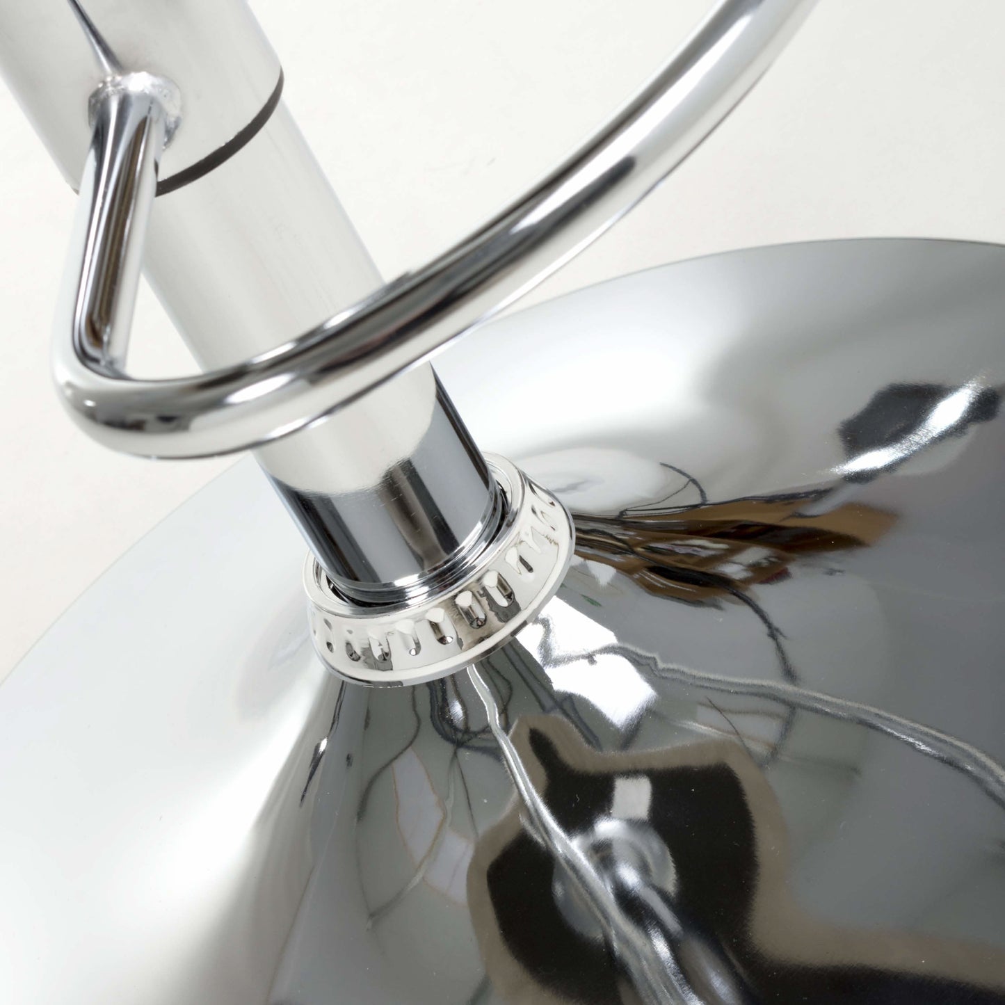 Pair of Luna Leather Effect Charcoal Bar Stools