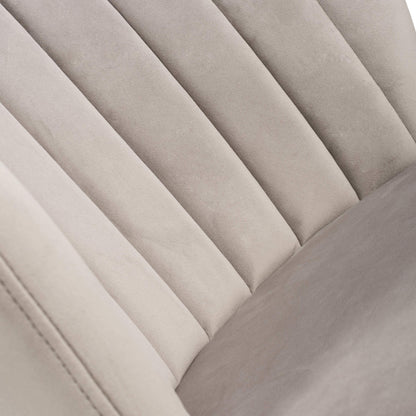 Penny Brushed Velvet Mink Bar Stool