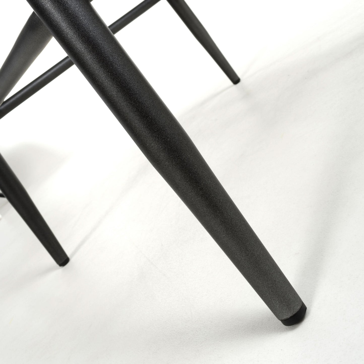 Pair of Como Chenille Corduroy Blue/Grey Bar Stools