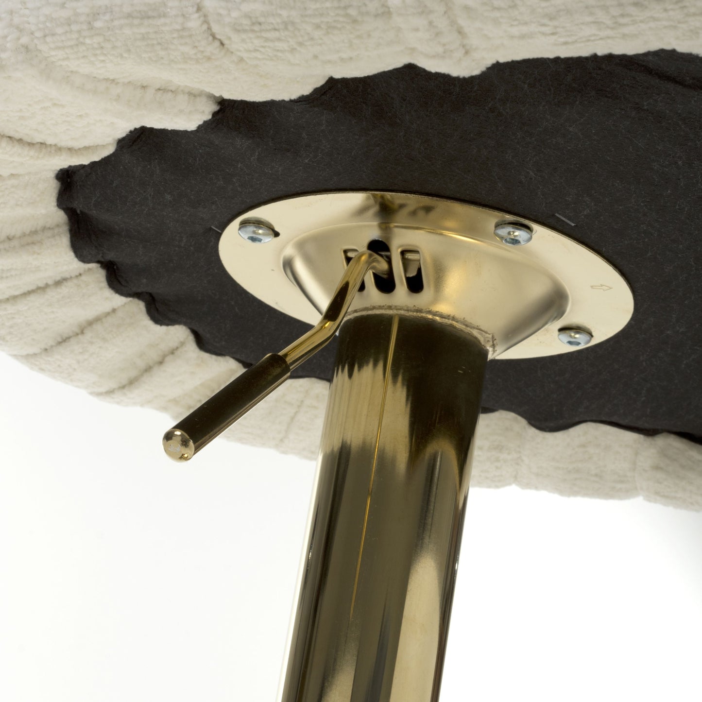 Mayfair Textured Effect Cream Bar Stool