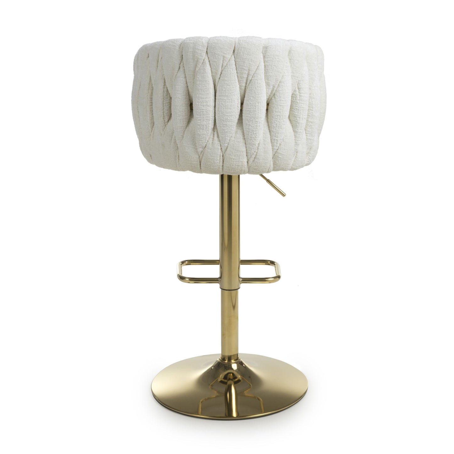 Mayfair Textured Effect Cream Bar Stool