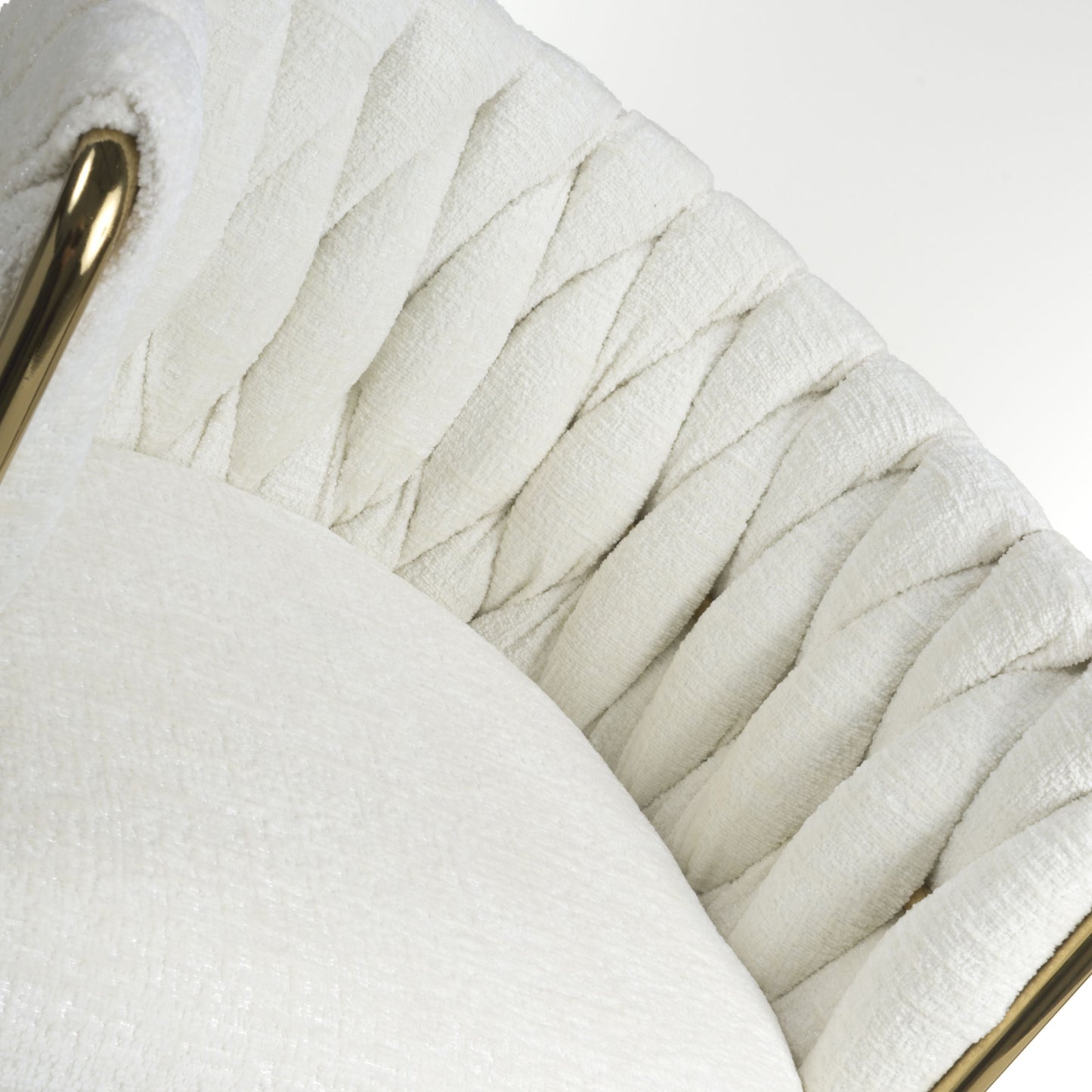 Mayfair Textured Effect Cream Bar Stool