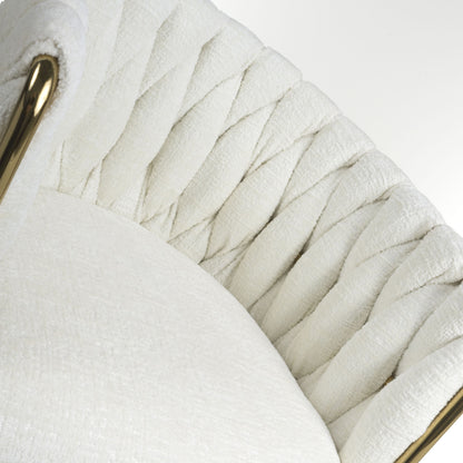 Mayfair Textured Effect Cream Bar Stool