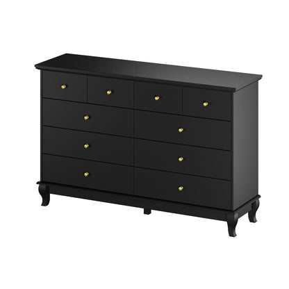 55.1 Wide Double Bedroom Dresser with Storage Drawers