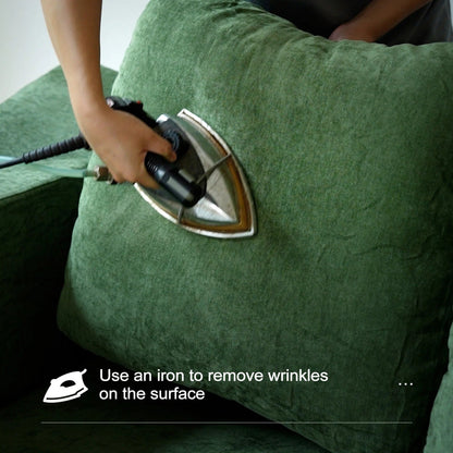 70.87 Upholstered Convertible Sleeper Sofa, Convertible Chair Floor Couch Comfy Sofa for Living Room, Bedroom, Chenille Fabric