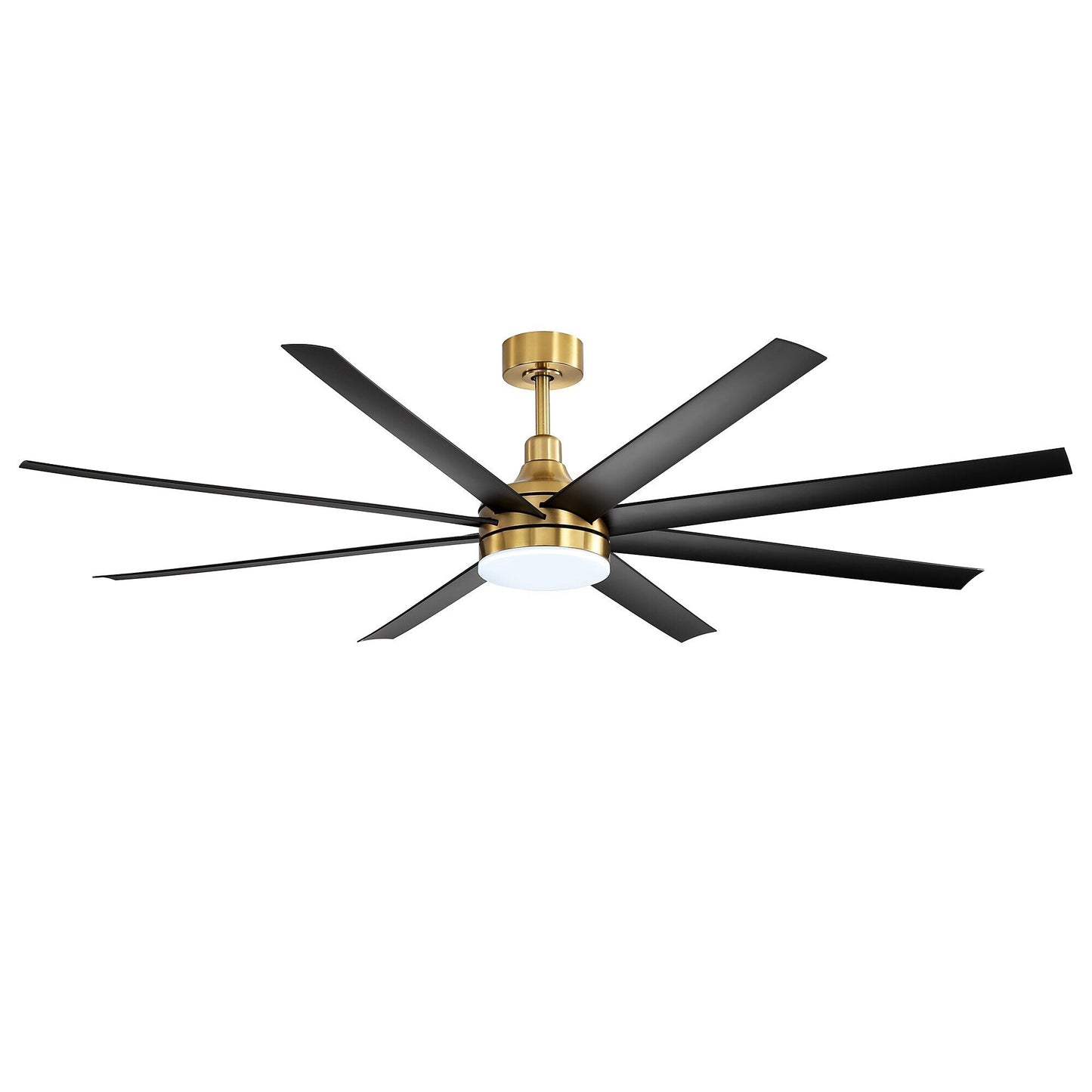 72 Large Ceiling Fans with LED Light Remote Control-8 Blade - 72 Inch