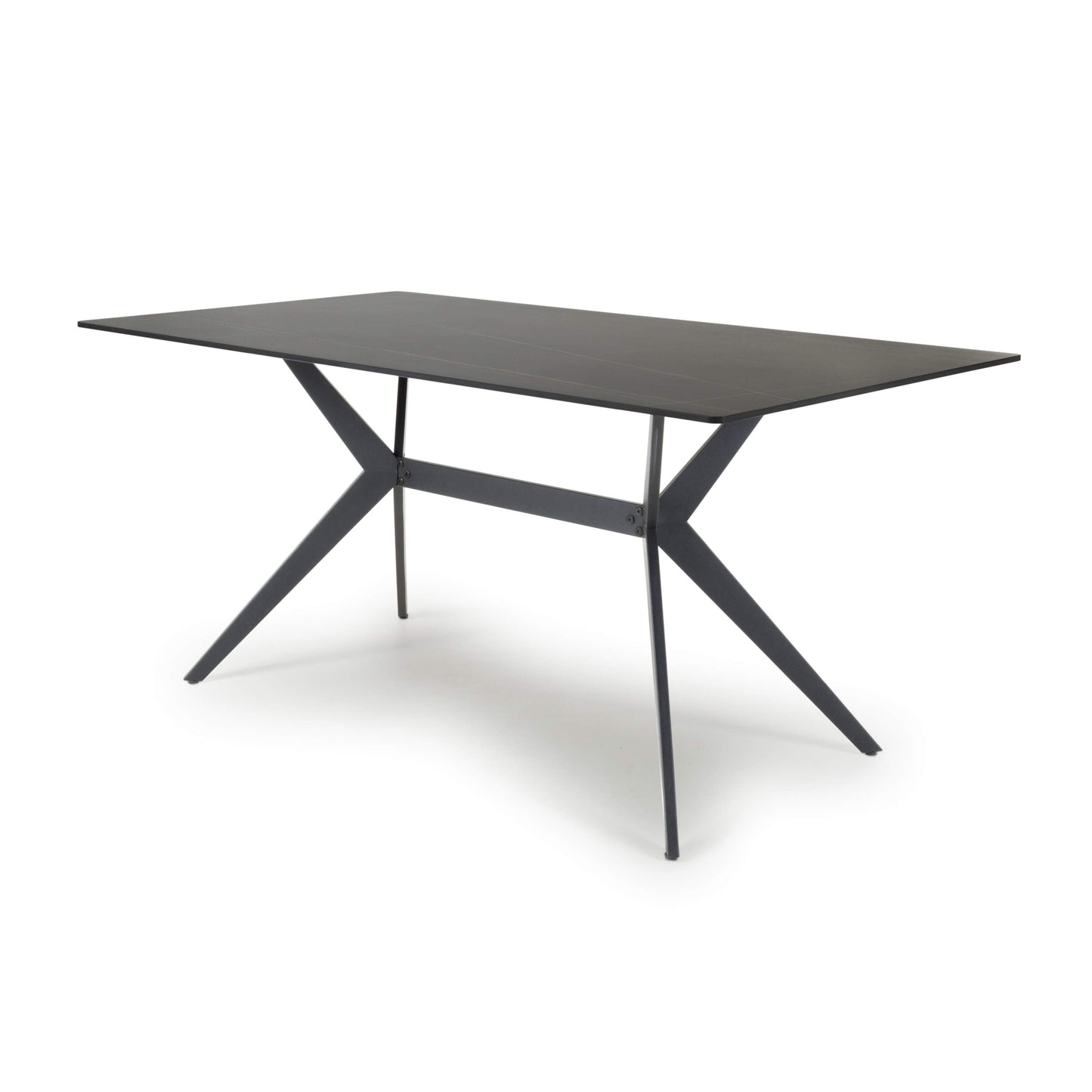 Islington 1.6m Black Dining Table