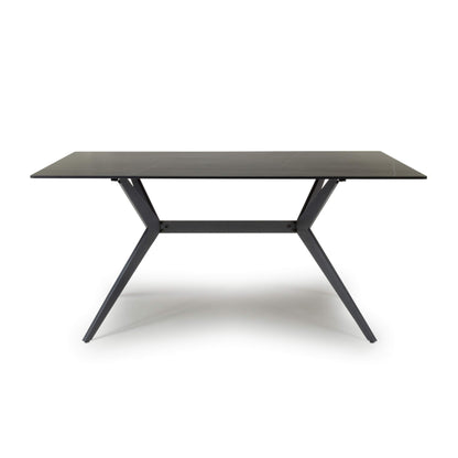Islington 1.6m Black Dining Table