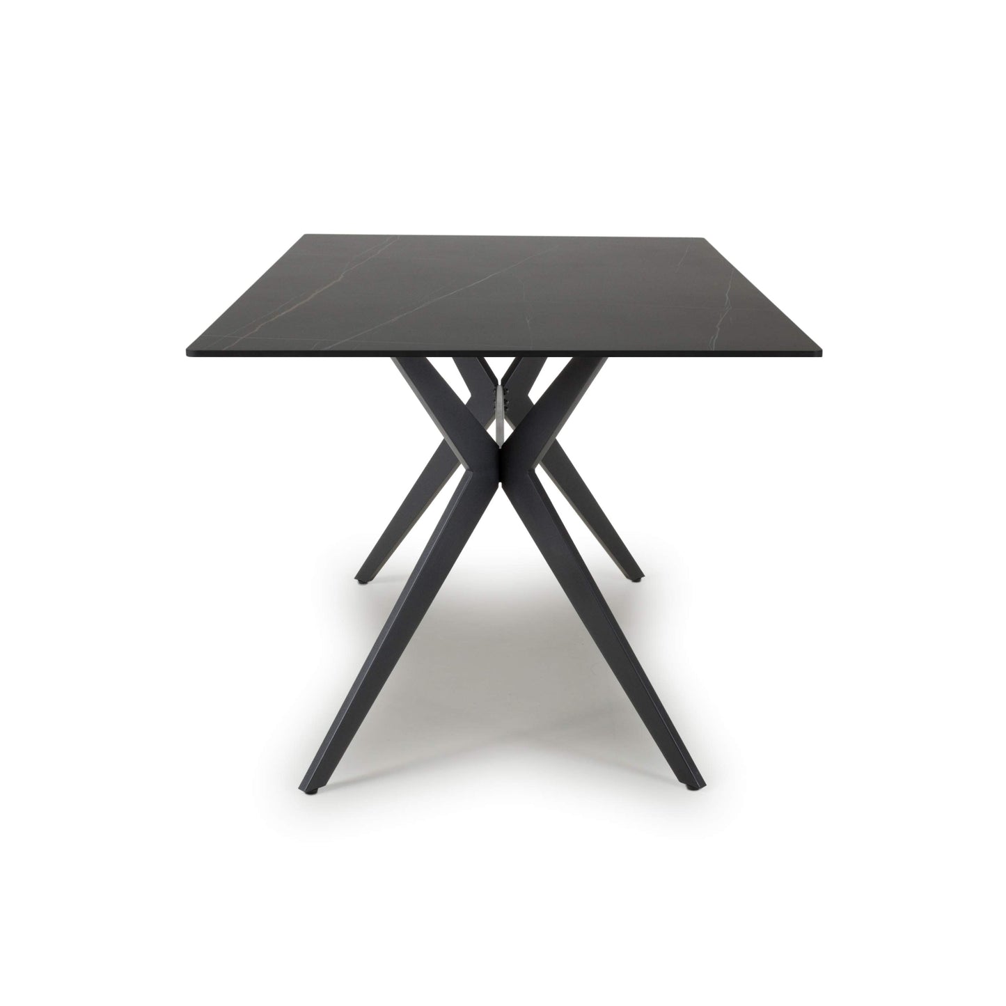 Islington 1.6m Black Dining Table