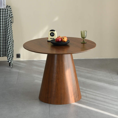 Knightsbridge 1m Round Walnut Dining Table
