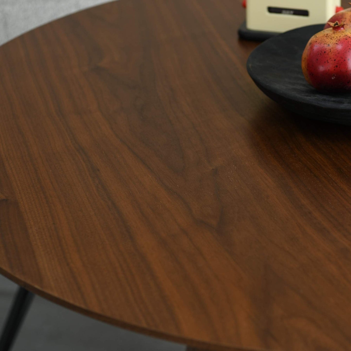 Knightsbridge 1m Round Walnut Dining Table