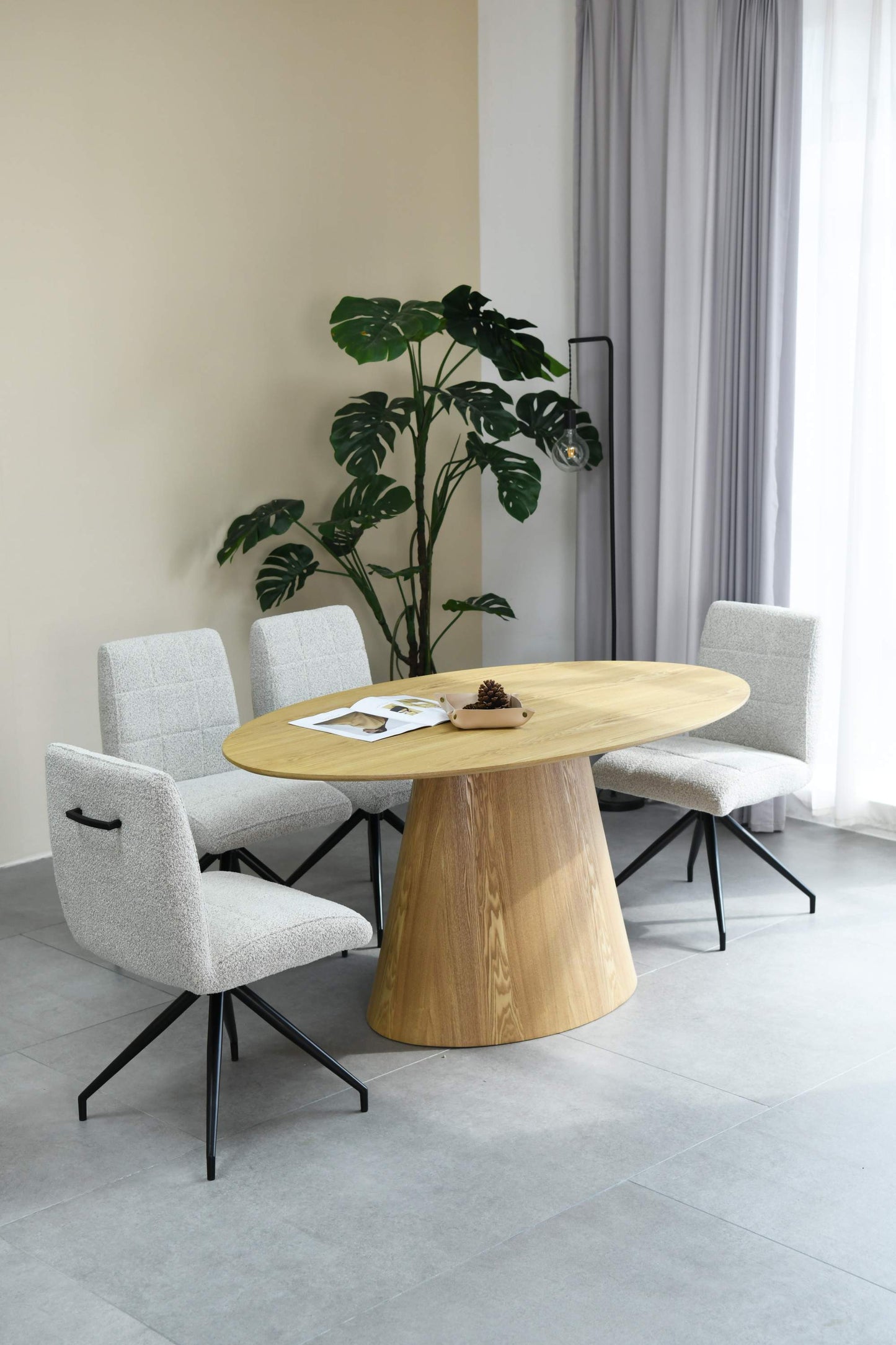 Oregon Oval Natural Dining Table