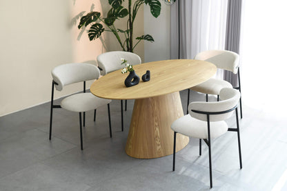 Oregon Oval Natural Dining Table