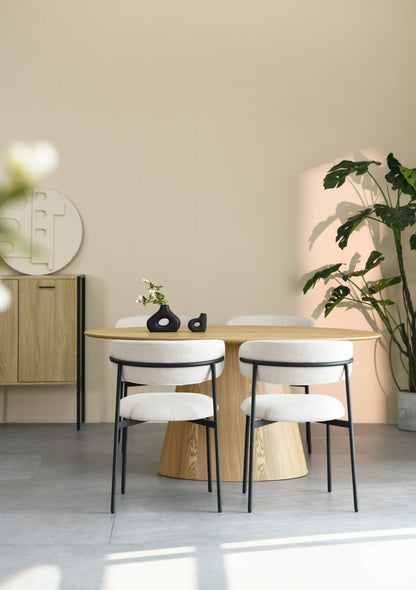 Oregon Oval Natural Dining Table