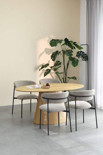 Oregon Oval Natural Dining Table