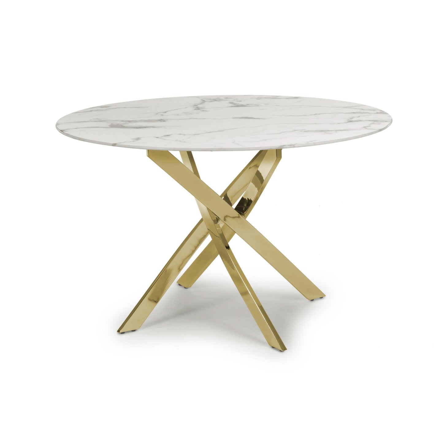 Raven Round Dining Table with Olivia Chairs