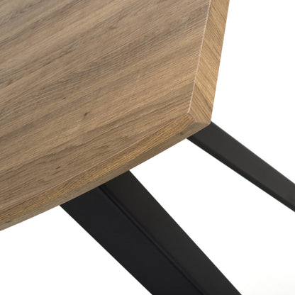 Orwell Natural Curved Breakfast Bar Table