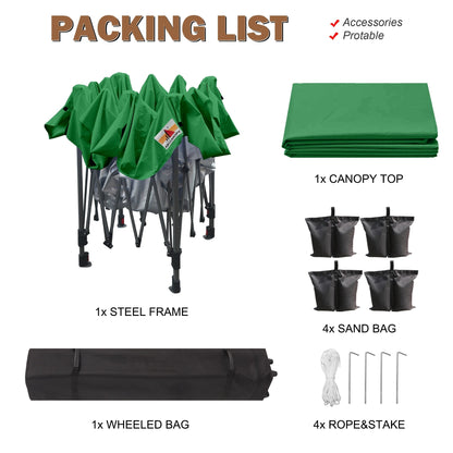 ABCCANOPY Durable Easy Pop up Canopy Tent Outdoor canopy tent