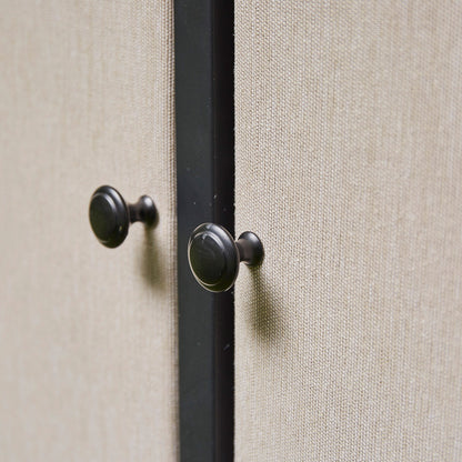 Ava Aluminium Corner Dining Set with Fire Pit – Beige