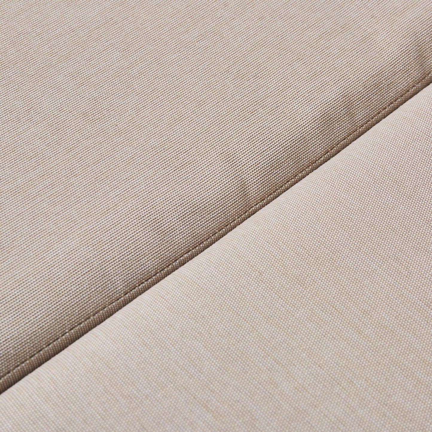 Ava Aluminium Corner Dining Set with Fire Pit – Beige