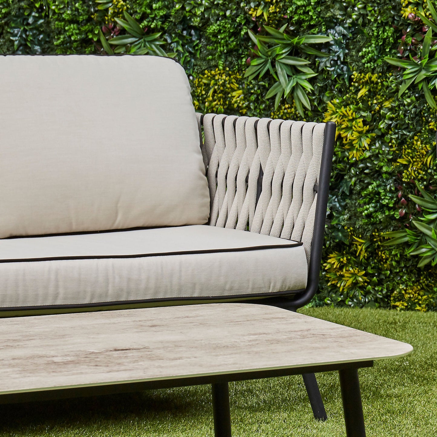 Axel Aluminium & Rope Lounge Set