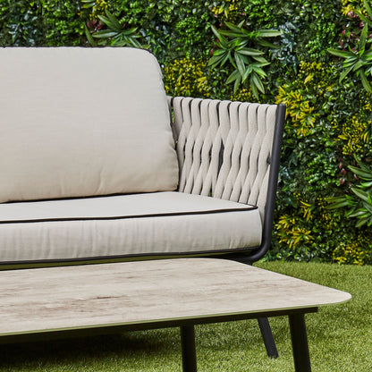 Axel Aluminium & Rope Lounge Set