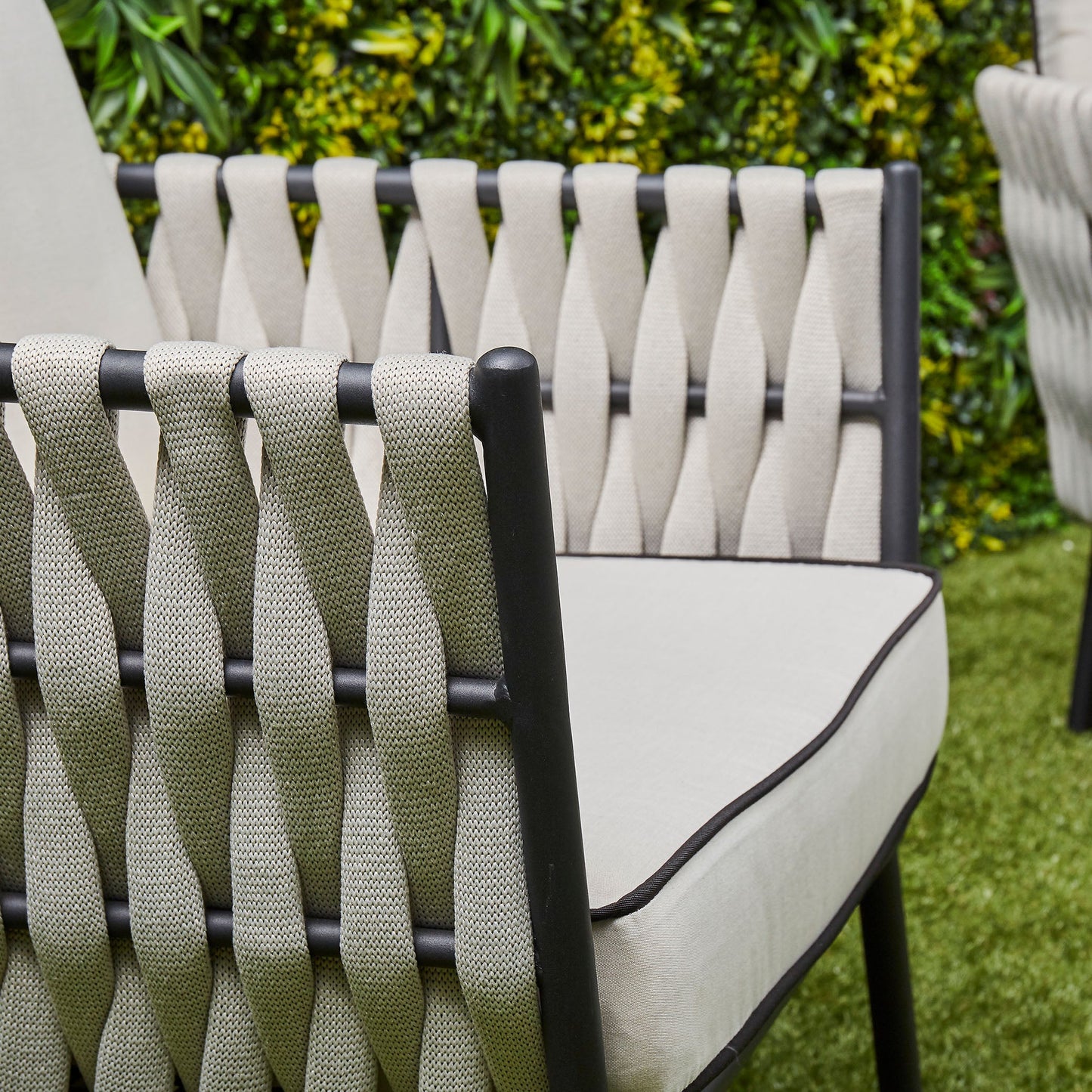 Axel Aluminium & Rope Lounge Set