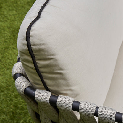 Axel Aluminium & Rope Lounge Set